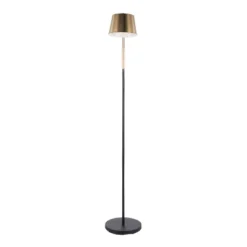 63-72" Metric Floor Lamp Black/Antique Brass - LumiSource -Adesso Lighting Deals Store GUEST 0249c889 077d 4ab5 9aa0 32a8f1d19039