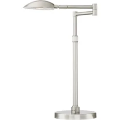 Possini Euro Design Eliptik Modern Desk Table Lamp 24 1/2" High Satin Nickel LED Swing Arm Adjustable Height For Bedroom Living Room Nightstand Office 12 Possini Euro Design Eliptik Modern Desk Table Lamp 24 1/2" High Satin Nickel LED Swing Arm Adjustable Height For Bedroom Living Room Nightstand Office -Adesso Lighting Deals Store GUEST 086d676c 9e67 4211 99ae e5b23ef4b912