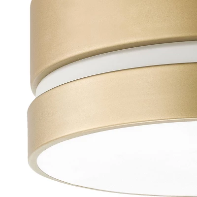 Globe Electric Aurora 2-Light Soft Gold Flush Mount Ceiling Light With Inner Frosted Shade - Novogratz X Globe 1 Globe Electric Aurora 2-Light Soft Gold Flush Mount Ceiling Light With Inner Frosted Shade - Novogratz X Globe