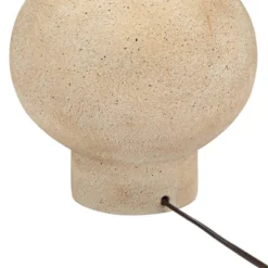 360 Lighting Sandstone Gourd 27" Tall Farmhouse Rustic Modern Coastal Table Lamp Brown Single Beige Shade Living Room Bedroom Bedside Nightstand House -Adesso Lighting Deals Store GUEST 0abe7ba3 ae93 4384 b1e7 415154d35f9e
