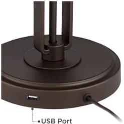 Franklin Iron Works Dayn Industrial Accent Table Lamps Set Of 2 23" High Bronze Metal LED Mesh Shade For Bedroom Living Room Bedside Nightstand Office -Adesso Lighting Deals Store GUEST 0b9dba55 2fc2 40fa a44e 102ffbc2e206