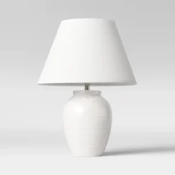 Turned Ceramic Table Lamp White - Threshold™ -Adesso Lighting Deals Store GUEST 0c5fcf73 910a 479f a8ce c7fb931048d7