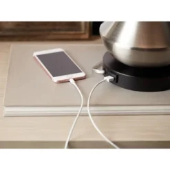 360 Lighting Simon Modern Table Lamps 25 1/2" High Set Of 2 Brushed Nickel With USB Charging Port White Fabric Drum Shade For Bedroom Living Room Desk -Adesso Lighting Deals Store GUEST 0e8058ba 988e 4f58 8953 8c285bebfdfa