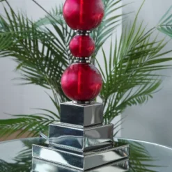 Glam Glass Table Lamp Set Of 2 Red - Olivia & May -Adesso Lighting Deals Store GUEST 0f22cbdf 8a24 4d85 902e 4b485723f0fd