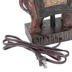 Elephant Table Lamp With Fabric Shade Brown - Lalia Home -Adesso Lighting Deals Store GUEST 145cb95b f327 4bac 883a 00849b60cd28