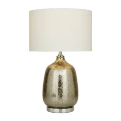 Linen Table Lamp With Faux Mercury Glass Finish Silver - Olivia & May -Adesso Lighting Deals Store GUEST 17ddbf93 e2b4 489d 8b9c 34ab12518ae6