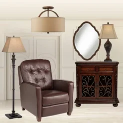 Regency Hill Traditional Floor Lamp 59" Tall Italian Bronze Taupe Faux Silk Square Hardback Shade For Living Room Reading Bedroom Office 15 Regency Hill Traditional Floor Lamp 59" Tall Italian Bronze Taupe Faux Silk Square Hardback Shade For Living Room Reading Bedroom Office -Adesso Lighting Deals Store GUEST 17f0f3d7 1b39 48d0 bc54 9962acf1ad07