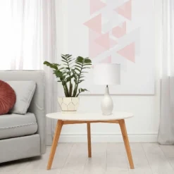 18.11" Traditional Standard Ceramic Dewdrop Table Desk Lamp With Matching Fabric Shade Off-White - Creekwood Home -Adesso Lighting Deals Store GUEST 1878afe7 19a6 4354 97e2 464cb1274066