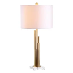 (Set Of 2) 32" Hopper Table Lamp Brass Gold (Includes LED Light Bulb) - Safavieh -Adesso Lighting Deals Store GUEST 1f77c6ac 6368 4fbf 9c0e 5f2322f0aad8