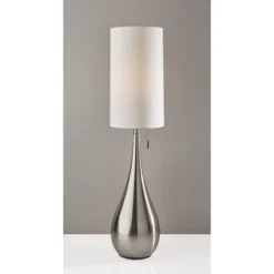Christina Table Lamp Brushed Steel - Adesso