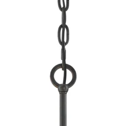 Possini Euro Design Bronze Wood Finish Pendant Chandelier 22" Wide Rustic Farmhouse Tan Fabric Drum 4-Light Fixture For Dining Room House -Adesso Lighting Deals Store GUEST 26975ac0 471e 4050 bf69 88db1d13a5c3