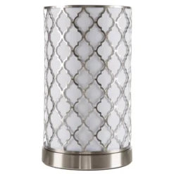 Tree Bark Pattern Uplight Table Lamp Medium Silver (Includes LED Light Bulb) - Lavish Home -Adesso Lighting Deals Store GUEST 2ddb687f ce9b 4dab 8a85 b135bb07f2f0