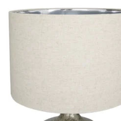 Linen Table Lamp With Faux Mercury Glass Finish Silver - Olivia & May -Adesso Lighting Deals Store GUEST 2e357394 3227 4111 a36c 4078637b9f94
