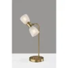 Nina Table Lamp Antique Brass (Includes LED Light Bulb) - Adesso