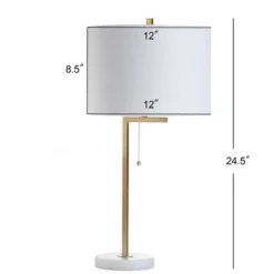 24.5" Metal/Marble Alyssa Table Lamp (Includes LED Light Bulb) Gold - JONATHAN Y -Adesso Lighting Deals Store GUEST 2ff455e2 73b3 4a01 a76b a6ff1d1f6f6d