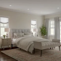 Set Of 2 Ceramic Double Gourd Table Lamps White (Includes LED Light Bulb) - Trademark Global -Adesso Lighting Deals Store GUEST 32875b1c eff8 4bf6 a1ab 89deb9a89880