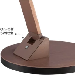 Possini Euro Design Magnum Modern Desk Lamp 36" Tall French Bronze Brown Metal LED Adjustable For Bedroom Living Room Bedside Nightstand Office House -Adesso Lighting Deals Store GUEST 3685df78 1945 4bcd a5b2 b6878e1ed99b