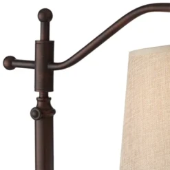 Regency Hill Traditional Desk Lamp 30 1/2" Tall With USB Charging Port Bronze Arm Adjustable Tan Drum Shade For Living Room Office -Adesso Lighting Deals Store GUEST 37b18b9f 41c6 47f4 8d02 3ba61ee3e0e2