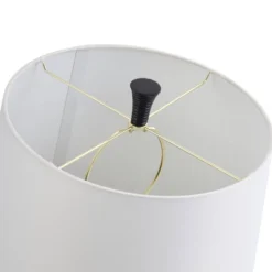 Logan Pear Shaped Sleek Table Lamp With Fabric Shade Black/White - StyleCraft -Adesso Lighting Deals Store GUEST 391e5e1a 4b09 41bd 9ffd 763b28ceddce