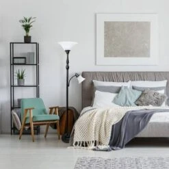 2 Light Restoration Mother Daughter Floor Lamp With Marble Glass Bronze - Elegant Designs -Adesso Lighting Deals Store GUEST 3b21cfb4 7dd5 4319 88d6 d5d448e61df3