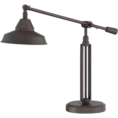 Franklin Iron Works Turnbuckle Rustic Farmhouse Desk Lamp 25" High Oil Rubbed Bronze With USB Charging Port LED Adjustable Metal Shade For Bedroom 8 Franklin Iron Works Turnbuckle Rustic Farmhouse Desk Lamp 25" High Oil Rubbed Bronze With USB Charging Port LED Adjustable Metal Shade For Bedroom - Image 8