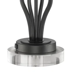 360 Lighting Heather Modern Accent Table Lamps Set Of 2 With Round Risers 22 1/2" High Iron USB And AC Power Outlet In Base Off White Glass For Desk -Adesso Lighting Deals Store GUEST 440a0266 dbbc 44a0 ace8 cc9927e94f99