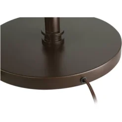 Possini Euro Design Modern Floor Lamp With USB Port 62 1/2" Tall Oil Rubbed Bronze Boom Arm Brown Drum Shade For Living Room House -Adesso Lighting Deals Store GUEST 443e65a6 0e3e 4467 98a9 689b39d1086c