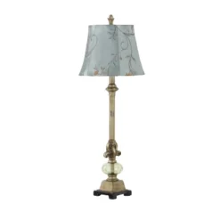 Polystone Buffet Lamp With Tapered Shade Gold - Olivia & May -Adesso Lighting Deals Store GUEST 4775712f bc94 4a58 baa9 ad1371a0d4b7