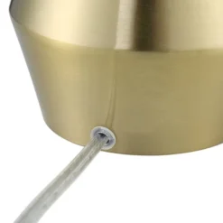 360 Lighting Marty Modern Accent Table Lamps 14 3/4" High Set Of 2 Brass Metal White Cylinder Shade For Bedroom Bedside Nightstand Office Kids House -Adesso Lighting Deals Store GUEST 4a7cb6d5 8ff4 4058 8ac7 7acaf516b35c