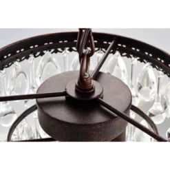 9.84" X 9.84" X 49.62" 3-Light Eresu Chandelier Brown - Warehouse Of Tiffany -Adesso Lighting Deals Store GUEST 4b2b72f2 8a38 4acd 8dab 9a1d938ca9bd