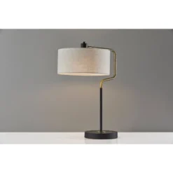 Jacob Table Lamp Black/Brass - Adesso -Adesso Lighting Deals Store GUEST 50843996 5ac9 4941 8084 f896b587d462