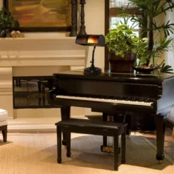 Bankers Lamp With Amber Mica Shade (Includes LED Light Bulb) -Adesso Lighting Deals Store GUEST 513e9d33 f283 4b00 b3db 5d6d7bdecdcd