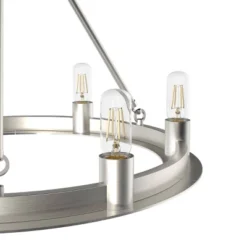 6-Light Saddlewood Chandelier Brushed Nickel - Hunter Fan 9 6-Light Saddlewood Chandelier Brushed Nickel - Hunter Fan -Adesso Lighting Deals Store GUEST 515daf01 73f0 4d0f 81e3 af51df69eb40