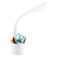 14" Craft Space Organizer Desk Lamp White (Includes LED Light Bulb) - OttLite