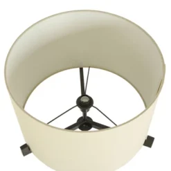 Industrial Floor Lamp With Multi Supports Brushed Black And Light Beige Shade - StyleCraft -Adesso Lighting Deals Store GUEST 58547998 4742 4813 a7fc 59b558c6406a