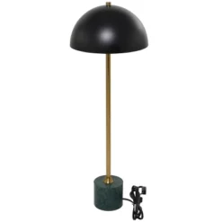 28" X 10" Metal Umbrella Style Desk Lamp With Marble Base - Olivia & May -Adesso Lighting Deals Store GUEST 602c66db 5939 4fca bd55 51dbc2d485e3
