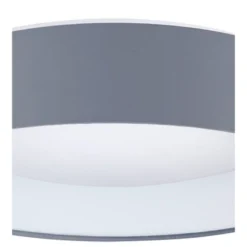 16" LED 1-Light Palomaro Glass Pendant White Charcoal Gray - EGLO -Adesso Lighting Deals Store GUEST 6407b650 5bb8 4445 944c a79cc0e6ed4f