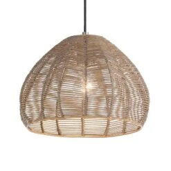 12.75" 1-Light Gloriana Pendant Rattan Brown - River Of Goods 17 12.75" 1-Light Gloriana Pendant Rattan Brown - River Of Goods -Adesso Lighting Deals Store GUEST 65aa35df 7734 445b aa6d 64e0e83922d7