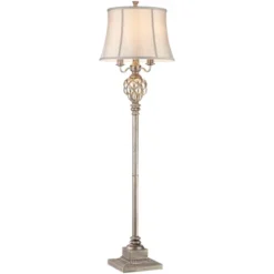 Barnes And Ivy Olde Vintage Floor Lamp 63 1/2" Tall Olde Silver With LED Nightlight Mercury Glass Faux Silk Bell Shade For Living Room Office House 12 Barnes And Ivy Olde Vintage Floor Lamp 63 1/2" Tall Olde Silver With LED Nightlight Mercury Glass Faux Silk Bell Shade For Living Room Office House -Adesso Lighting Deals Store GUEST 6727e7c0 3901 47bd aec6 152faf603e83