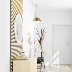 Amelia 1-Light Matte Brass Plug-In Pendant Lighting With Frosted Glass Shade - Globe Electric -Adesso Lighting Deals Store GUEST 6b5e9ce9 fcac 4824 8489 5d5735b2b33c