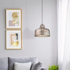 11" Bela Silver Metal Bowl Shaped Pendant Ceiling Light - River Of Goods -Adesso Lighting Deals Store GUEST 6cbaf0f9 2a4c 44ee a8e1 b862d4260eae