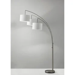 Trinity Arc Lamp Brushed Steel - Adesso -Adesso Lighting Deals Store GUEST 6d67da15 fc1e 4710 882d a9bf343aab28