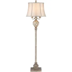 Barnes And Ivy Olde Vintage Floor Lamp 63 1/2" Tall Olde Silver With LED Nightlight Mercury Glass Faux Silk Bell Shade For Living Room Office House 13 Barnes And Ivy Olde Vintage Floor Lamp 63 1/2" Tall Olde Silver With LED Nightlight Mercury Glass Faux Silk Bell Shade For Living Room Office House -Adesso Lighting Deals Store GUEST 6e40855d 18c5 40bc 8a2e 7c7547e0deac