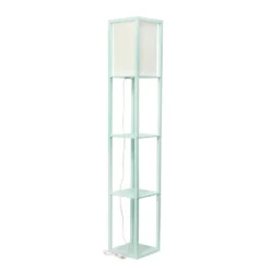 Column Shelf Floor Lamp With Linen Shade - Lalia Home -Adesso Lighting Deals Store GUEST 75c263e5 3c66 4c81 8b54 736694b8df4f