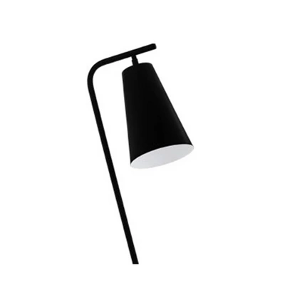1-Light Floor Lamp With Metal Shade Black/White - EGLO 1 1-Light Floor Lamp With Metal Shade Black/White - EGLO