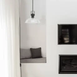 Sutton 1-Light Matte Black Plug-In Or Hardwire Pendant Light With Clear Glass Shade - Globe Electric 7 Sutton 1-Light Matte Black Plug-In Or Hardwire Pendant Light With Clear Glass Shade - Globe Electric -Adesso Lighting Deals Store GUEST 7b18834e 73fe 4ddf 9967 0ffcc4dab541