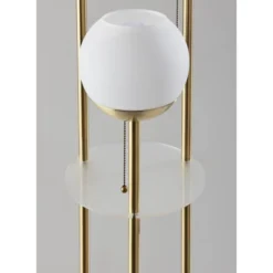 Bianca Shelf Floor Lamp Antique Brass - Adesso -Adesso Lighting Deals Store GUEST 7b5c06a6 e201 4fdb b871 e4b2bb8c6211