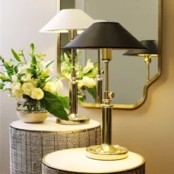 25.75" Dann Foley Lifestyle Table Lamp Gold - StyleCraft