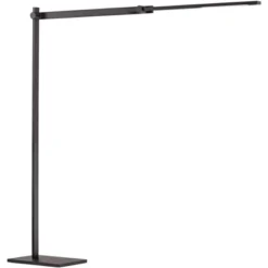 Possini Euro Design Barrett Modern Floor Lamp 53" Tall Anodized Black Metal LED Adjustable Touch On Off For Living Room Reading Bedroom Office House -Adesso Lighting Deals Store GUEST 7e14c270 ee2f 4945 b51f 1d5b285de30e
