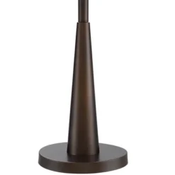 Franklin Iron Works Durango Rustic Farmhouse Floor Lamp 62" Tall Oiled Bronze Metal 3 Light LED Brown Sheer Drum Shade For Living Room Bedroom Office -Adesso Lighting Deals Store GUEST 813047ec 6c67 41b2 98ab b833eb4ebaca